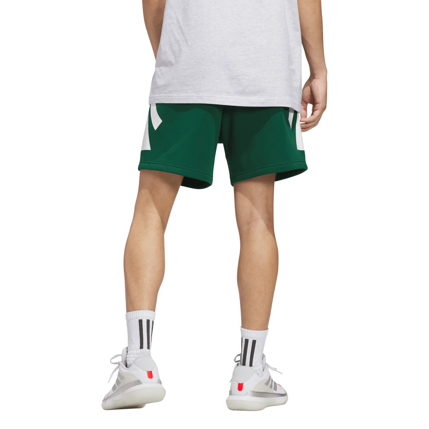 adidas Miami Hurricanes Green 7" U Sideline Shorts - Image 7